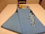 Elvis Oversized Microfiber Throw Blanket Fleece 52" X 70" Jay Franco Blue King. Fixed Price $32.99.