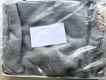 Sferra Celine 9701 Herringbone, 100% Cotton Throw Blanket Navy Made Portugal. Fixed Price $120.00.