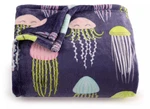 Jellyfish - The Big One Throw 5 X6 Oversized Plush Blanket. Fixed Price $41.00.