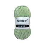 Norcia Soft Velvet Yarn Chenille For Crocheting 1 Skein, Asparagus Green. Fixed Price $17.99.
