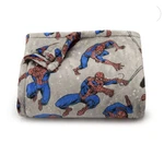 New Marvel Spiderman Gray Plush Throw Blanket The Big One 5X6 Ft Nwt. Fixed Price $23.99.