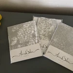 3 Anne De Solene Paris Muse Gray White Cotton Sateen Floral Boudoir Pillow Shams. Fixed Price $69.99.