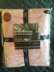 Berkshire Softest Microloft Twin Blanket 66" X 90" Light Pink - New Package. Fixed Price $59.99.