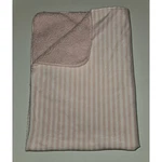 True Baby Pink White Striped Fleece Blanket Lovey Girl Soft 30X38. Fixed Price $32.76.