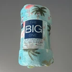 The Big One Plush Throw Blanket Palm Trees Flamingos 5 X6 New. Fixed Price $22.95.