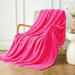 Whale Flotilla Flannel Fleece Blanket For THROW(50X60 Inch), Hot Pink. Fixed Price $24.99.