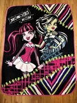 Vintage 2015 Monster High My Best Ghouls Fleece Blanket Frankiestein Draculaura. Fixed Price $19.50.