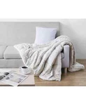 Christian Siriano 60" 70" Snow Leopard Luxury Faux-fur Throw $100 Beige /white. Fixed Price $39.00.