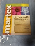 Martex Super Soft Fleece Slate Blue Twin Blanket - 66 90. Fixed Price $10.00.