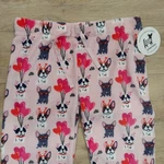 Berkshire Plush Pajama Pants French Bulldogs Hearts Balloons New Pink Large. Fixed Price $16.00.