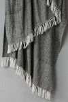 50X60 Rizzy Home Black Striped Two-color Throw Blanket TH0317 Aprx 50" 60". Fixed Price $57.00.