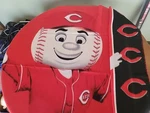 Cincinnati Reds Fleece Throw Blanket -duke Energy Mr. Fixed Price $19.99.