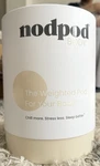 Nodpod Body Weighted Blanket Bone 29X24IN Jersey Cotton Velvet Glass Beads. Fixed Price $85.00.