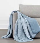 Cooling Throw Blanket 60"X70" Reversible Quilted Plush, All-season Comfort. Fixed Price $34.90.