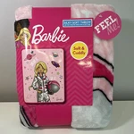Barbie Silky Soft Throw Blanket 40X50 Pink Polyester & Cuddly. Fixed Price $14.99.