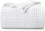 Utopia Bedding Cotton Waffle Blanket 300 Gsm (white - 90X90 Inches) Soft Ligh.... Fixed Price $45.59.