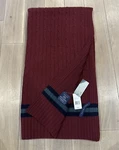 New Ralph Lauren Home Cable Cashmere Throw Blanket Red/blue 60' X $595. Fixed Price $280.00.