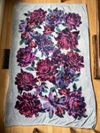 Vera Bradley Cozy Plush Throw Blanket Neon Blooms Blue Multi Floral Rare Euc!. Fixed Price $24.99.