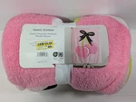 Teen Home Heart Cherries Printed Plush Throw Blanket Pink 50" Fuzzy Soft & Cozy. Fixed Price $22.88.