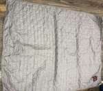 Auburn University Gray Quilted Throw Blanket With Embroidered Logo Polyester 60". Fixed Price $22.19.