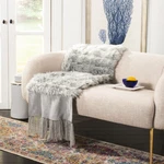 Safavieh Faux Fur Alexi 20 80 Bed Throw Blanket Grey. Fixed Price $86.41.