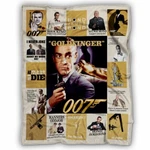 Goldfinger Throw Blanket Classic 007 Style, Elegance & Spy Legacy. Fixed Price $59.95.