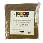 Shavel 4 Seasons Full/queen Light Weight Year Round Brown Blanket 90. Fixed Price $29.99.