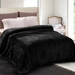 Whale Flotilla Flannel Fleece Queen Size Bed Blanket, Soft Velvet Lightweight. Fixed Price $29.99.