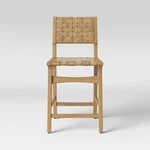 Ceylon Woven Counter Height Barstool Natural - Opalhouse. Fixed Price $120.99.