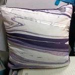 Nwt Gray Marble Raised Silver Foil Throw Pillows 20"X20" - By Marlo Lorenz. Fixed Price $30.00.