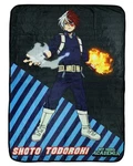 My Hero Academia Blanket Shoto Todoroki Plush Fleece Lightweight Throw 45" X 60". Fixed Price $29.99.