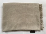 Restoration Hardware Nepalese Hand Spun Cashmere & Merino Throw Sand 50" X 70". Fixed Price $399.00.