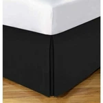 Lux Impress 100% Egyptian Cotton Bed Skirt Drop 15" Black Twin Xl 39 80 New. Fixed Price $19.99.