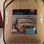 Cuddl Duds Full/queen Fleece Blanket Color Khaki. Fixed Price $37.99.
