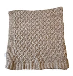 Nicole Miller Artelier Light Brown/beige Woven Knit Crochetsoft Throw Blanket. Fixed Price $29.98.