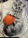 Cat & Yarn Ball Fleece Blanket Throw Safdie 58X44. Fixed Price $20.69.