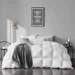 Ultra Soft Oversized King Down Comforter - 100% Organic Cotton, Medium Warm. Fixed Price $193.99.