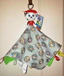 Marshall Paw Patrol- Baby Toddler Security Blanket Sensory Tags -home Sewn. Fixed Price $15.95.