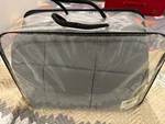 Waowoo 60X80 Inch Weighted Blanket With Glass Beads, Size Queen - Dark Gray. Fixed Price $19.99.