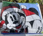 Disney Mickey & Minnie Mouse Winter Snow Sledding Avon Throw Blanket New. Fixed Price $24.99.