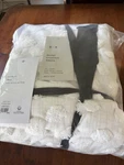 West Elm Candlewick Full/queen Blanket New 100% Organic Cotton Nwt White. Fixed Price $139.00.