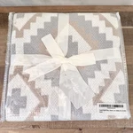 Baby Blanket Turkish Delight Humble Weave White Grey Tan 30 X 40 Soft. Fixed Price $34.00.