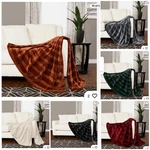 Life Comfort, 60"X70" Etched Stripe Luxe Velvet Throw Blanket (choose Color). Fixed Price $42.00.