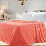 Superior Coral Ultra Soft 50" X 60" Fleece Throw. Fixed Price $21.20.
