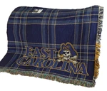 Ecu East Carolina Pirates Team Woven Tapestry Throw Blanket Color 66/52 New. Fixed Price $31.49.