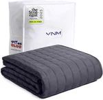 15LBS Weighted Blanket For One Person, Dark Grey, 60"X80" Queen/king Bed. Fixed Price $59.92.