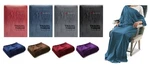 Travel Throw Blanket Route 40" X 55" Home Soft And Comfortable Rv. Fixed Price $12.99.