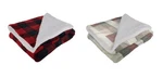 Mirabeau Home Living Cozy Sherpa Fleece Throw Blanket Buffalo Plaid Reversible. Fixed Price $32.39.