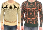 Adult Unisex Funny Holiday Party Crazy Reindeer Tacky Ugly Christmas Sweater. Fixed Price $44.95.