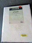 New Cannon 100% Egyptian Cotton White Twin Size Blanket 60 X 90 Nip. Fixed Price $31.24.